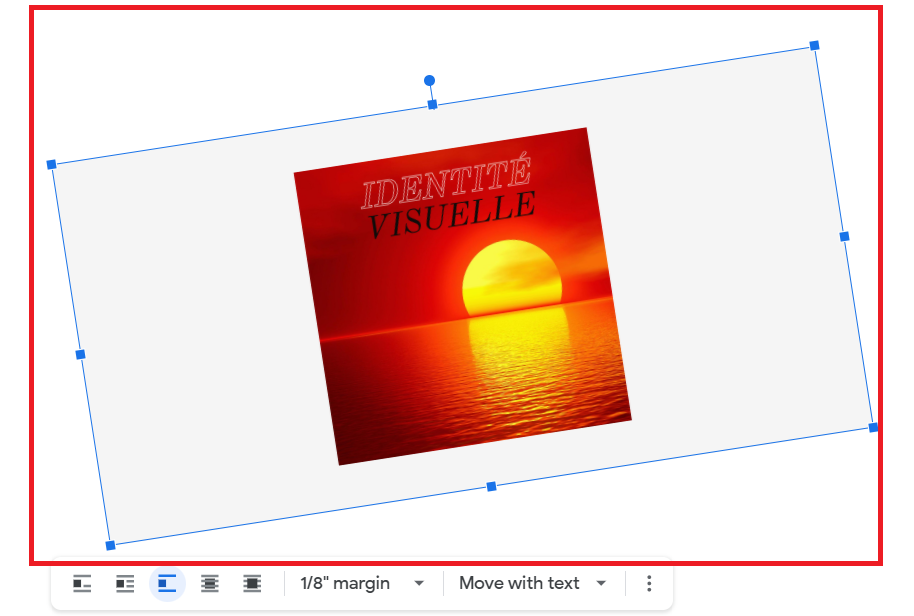 How to move images in the google docs 10