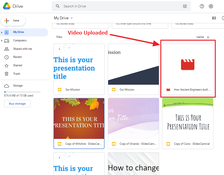How to put a video in google slides 10