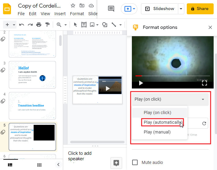 How to put a video in google slides 20