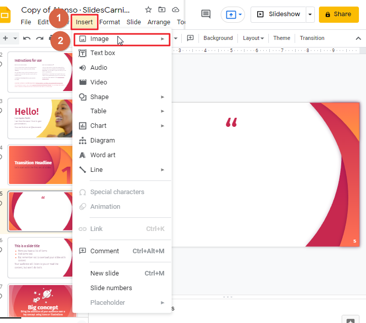 How to put a video in google slides 27