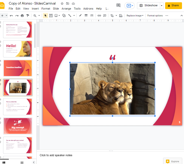 How to put a video in google slides 28