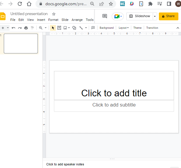 How to put an outline on text in google slides 1