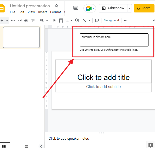 How to put an outline on text in google slides 3