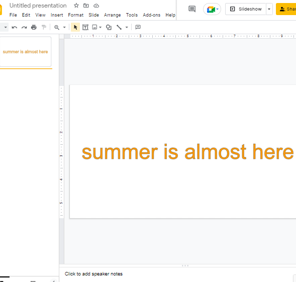 How to put an outline on text in google slides 7