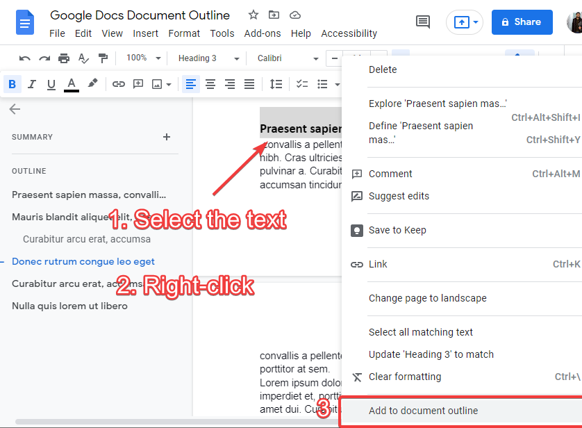 how to add a document outline in google docs 8