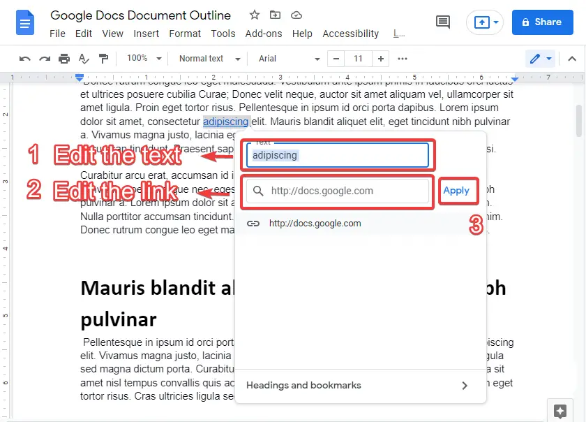 how to hyperlink in google docs 7