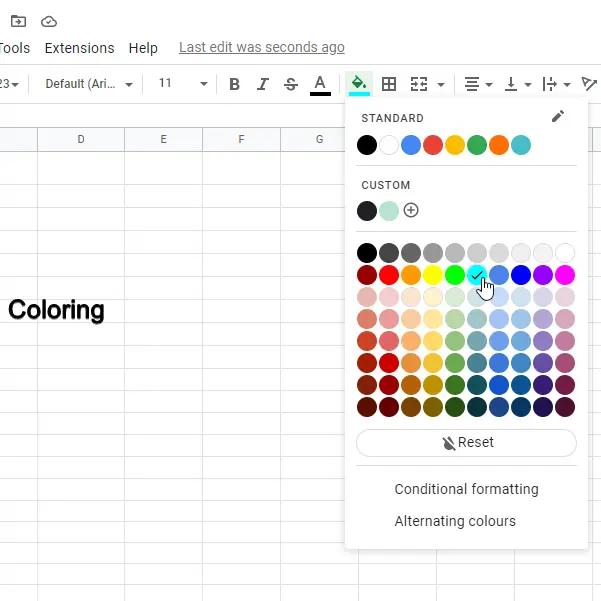 how to sort by color google sheets (cell color) 2a