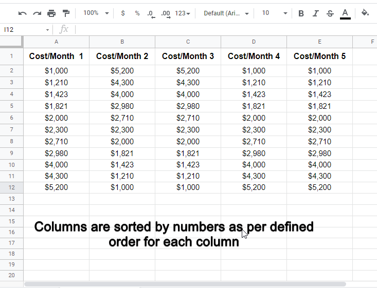 how to sort by number in google sheets 5.4