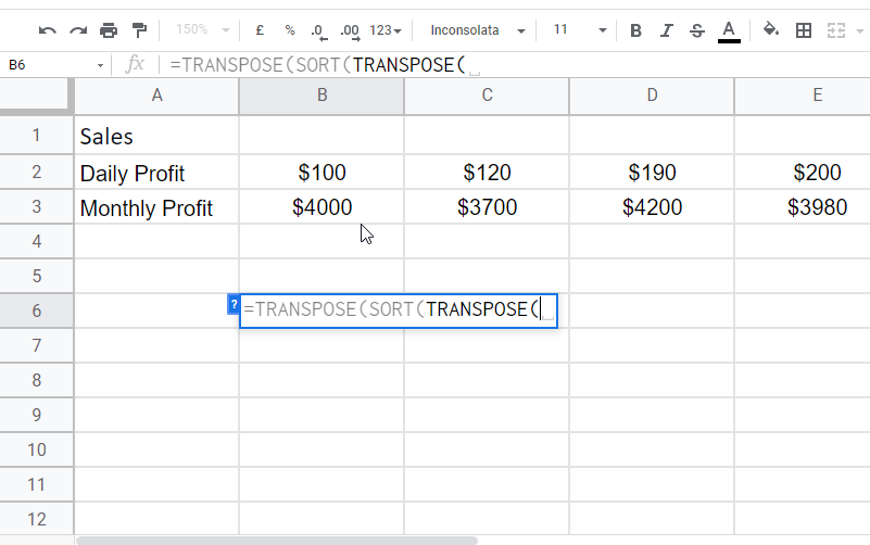 how to sort rows in google sheets 3.1