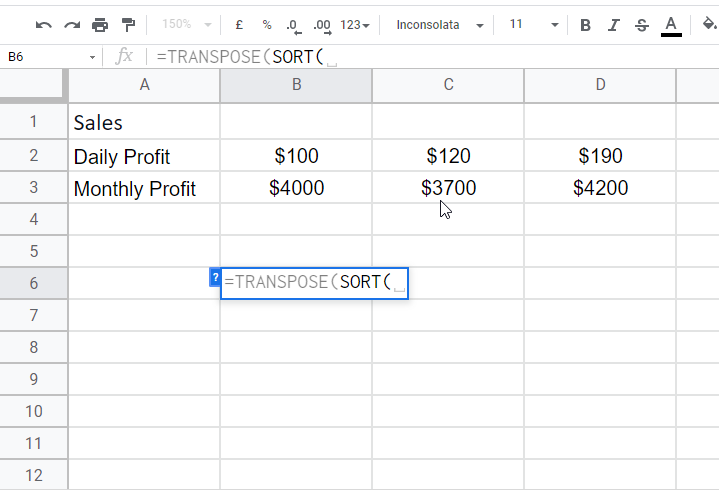how to sort rows in google sheets 3