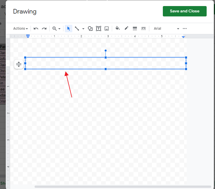 How to add text in Google Sheets 11