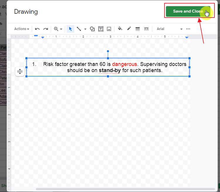 How to add text in Google Sheets 14