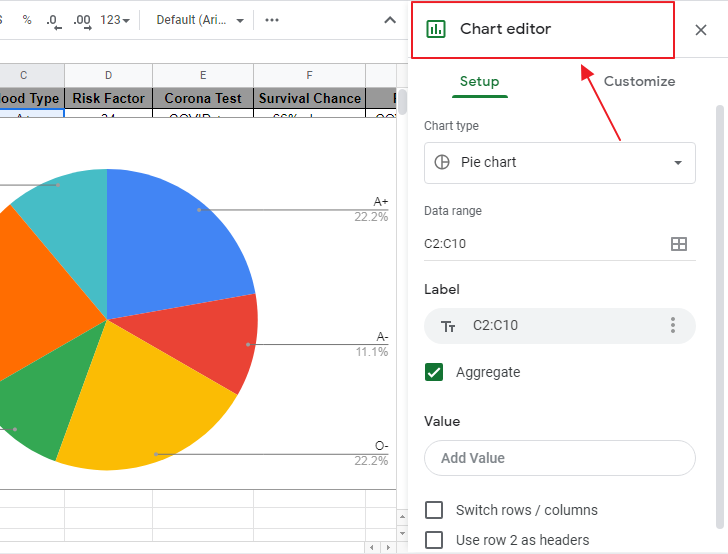 How to add text in Google Sheets 24