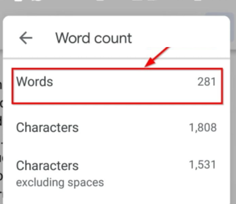 How to check word count in google docs 27