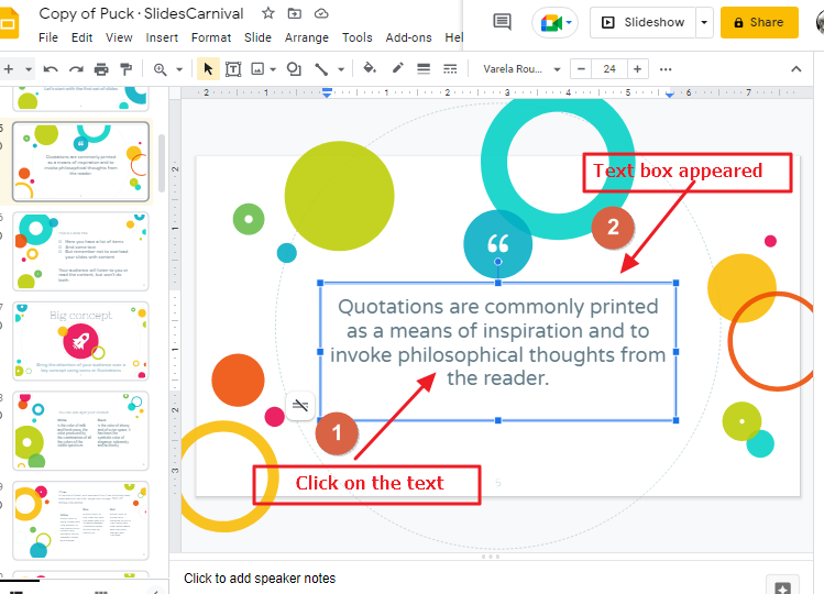 How to copy a text box in google slides 23