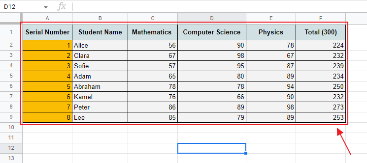 How to insert columns in google sheets 7