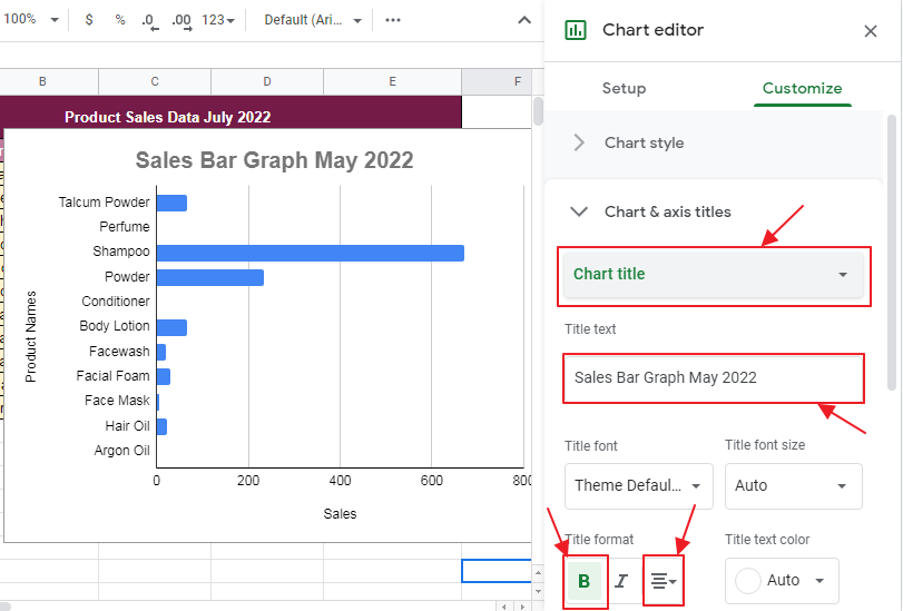 How to make a bar graph in google sheets 12