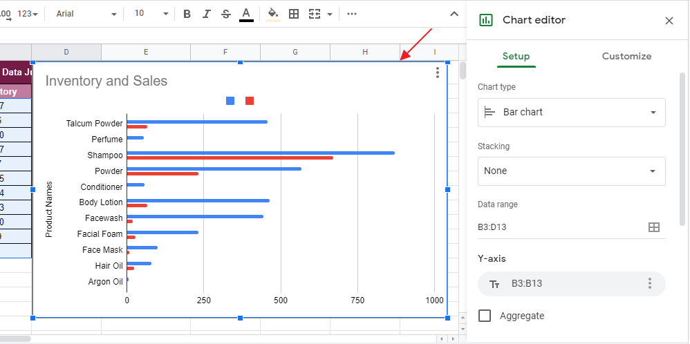 How to make a bar graph in google sheets 18
