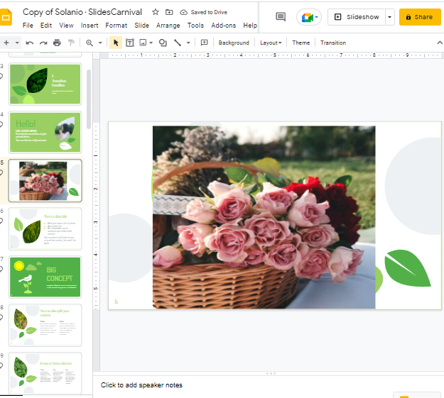 How to make an image transparent in google slides 1