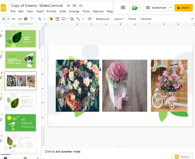 How to make an image transparent in google slides 14