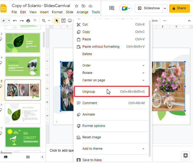 How to make an image transparent in google slides 17