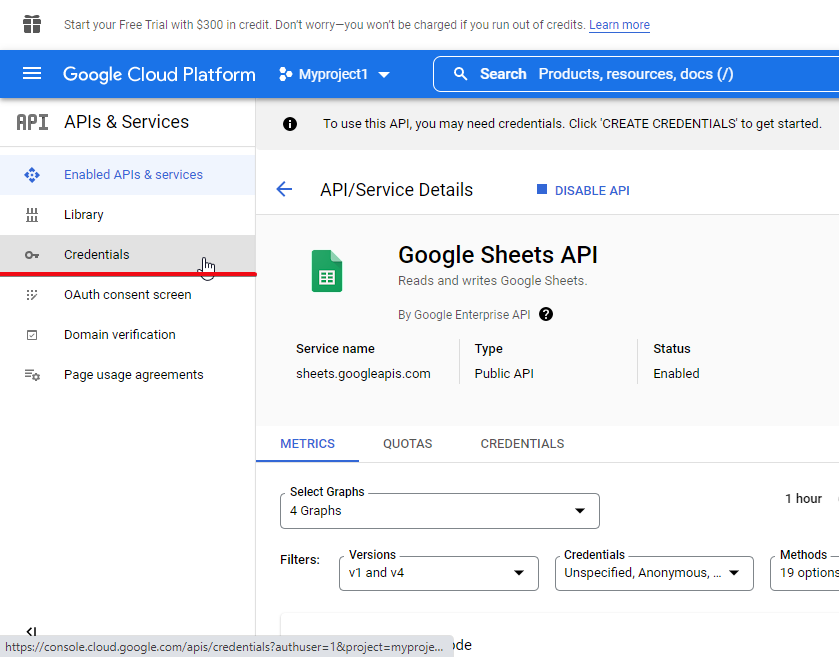 How to pull cell value from google sheets api 10