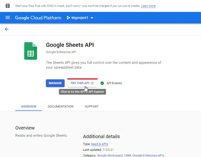 How to pull cell value from google sheets api 21