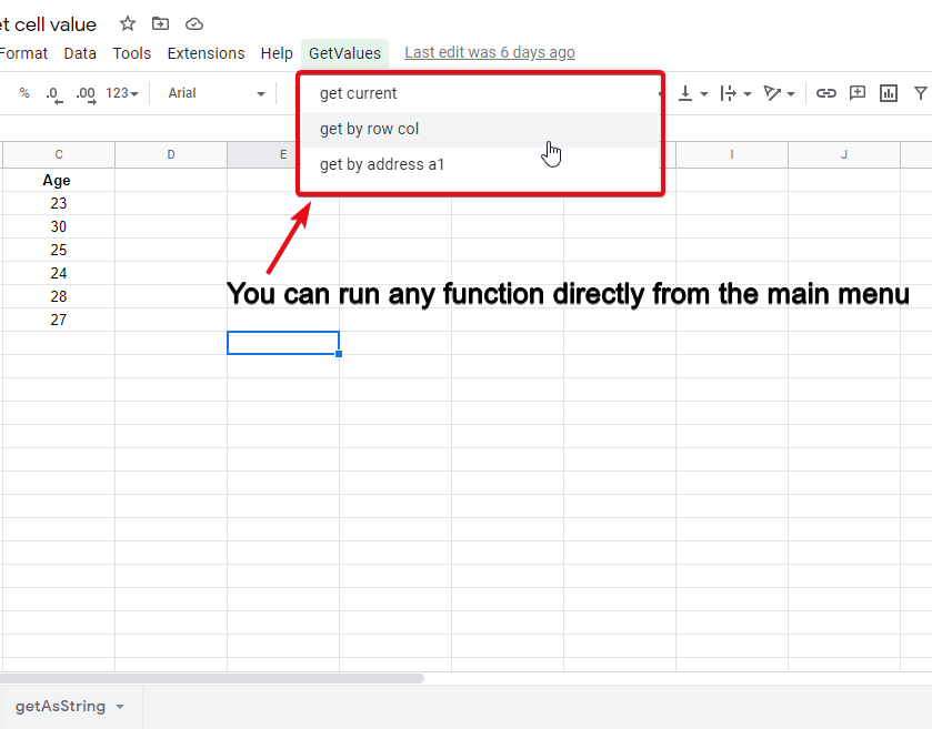 How to pull cell value from google sheets api 33