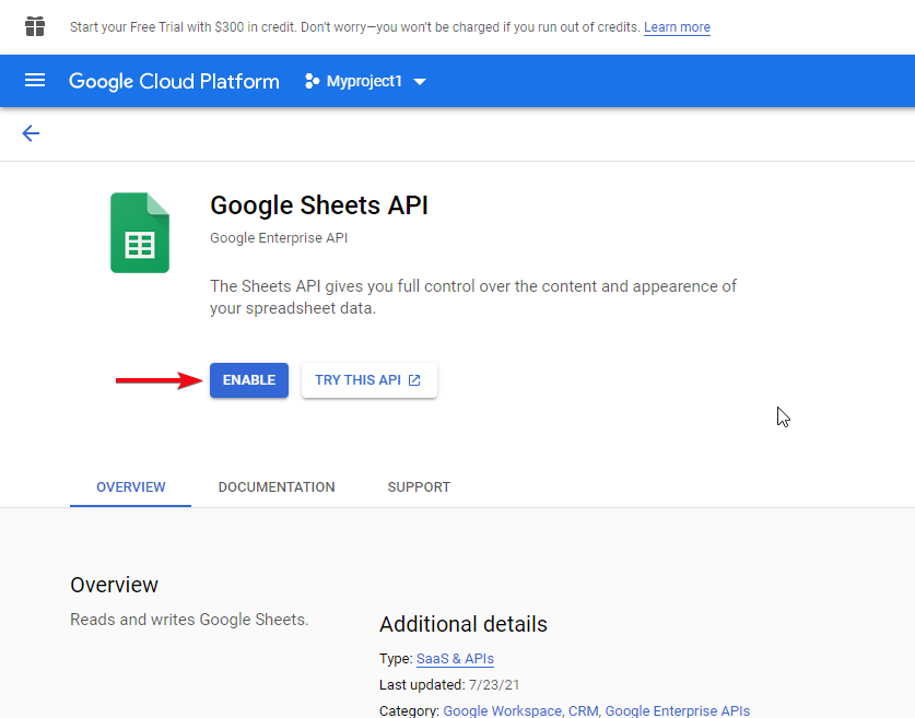 How to pull cell value from google sheets api 8