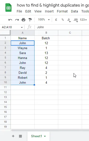 how to find & highlight duplicates in google sheets 41