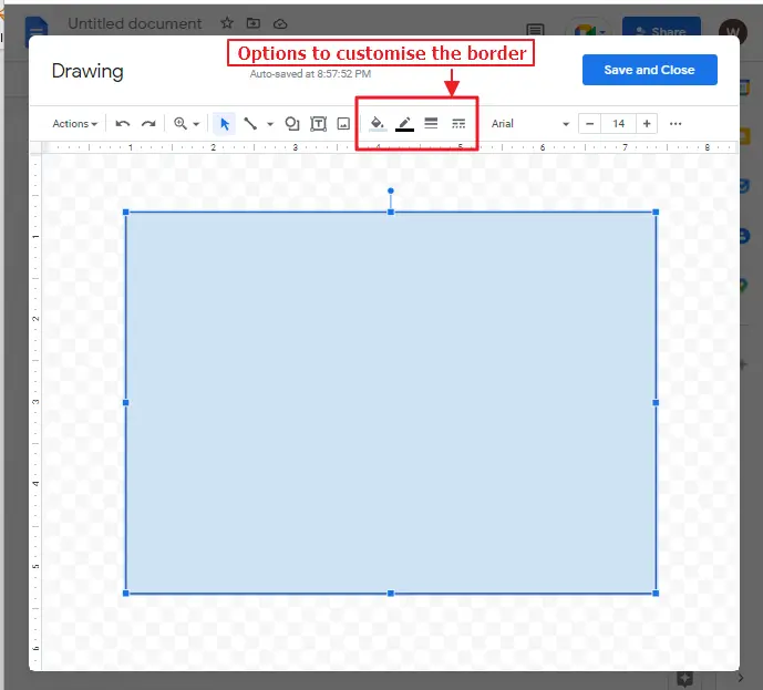 How to add a border in google docs 15