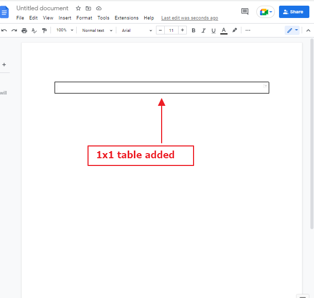 How to add a border in google docs 3