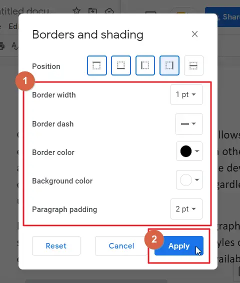 How to add a border in google docs 36