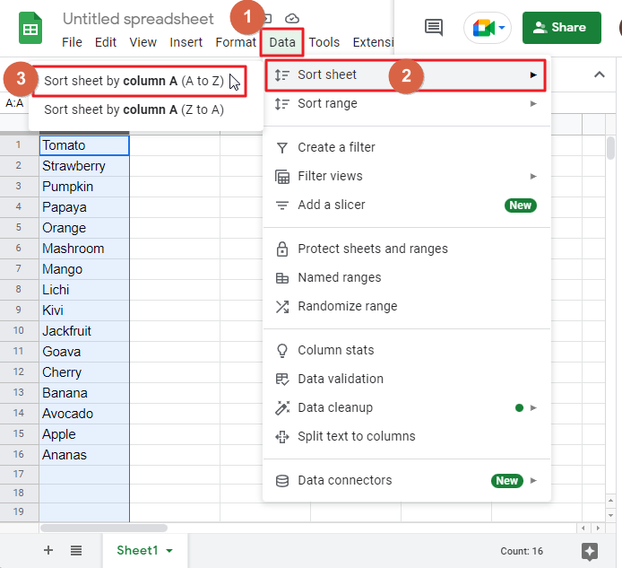 How to alphabetize in google doc 22