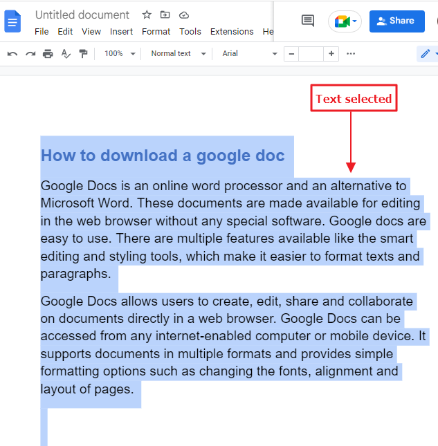 How to change default font in google docs 1