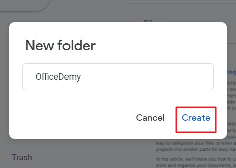 How to create folder in google docs 24