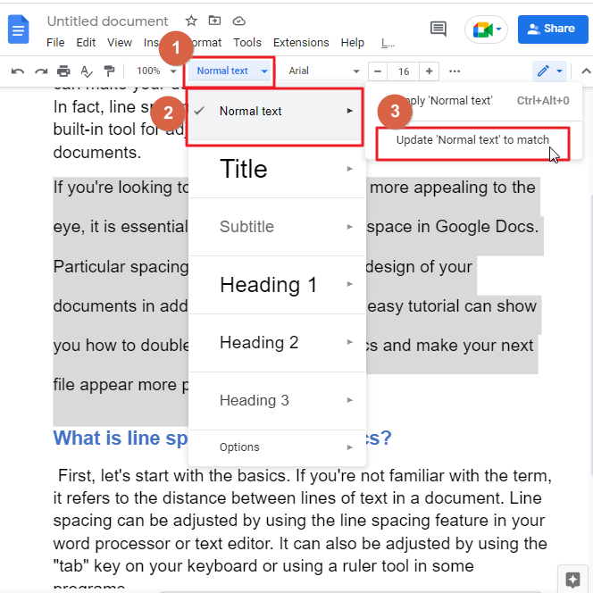 How to double line on google docs 15