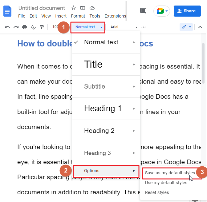 How to double line on google docs 17