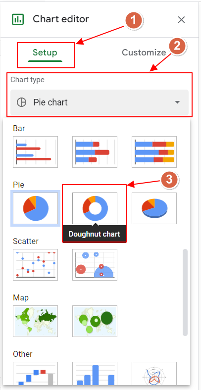 How to make a Pie Chart in Google Sheets 27