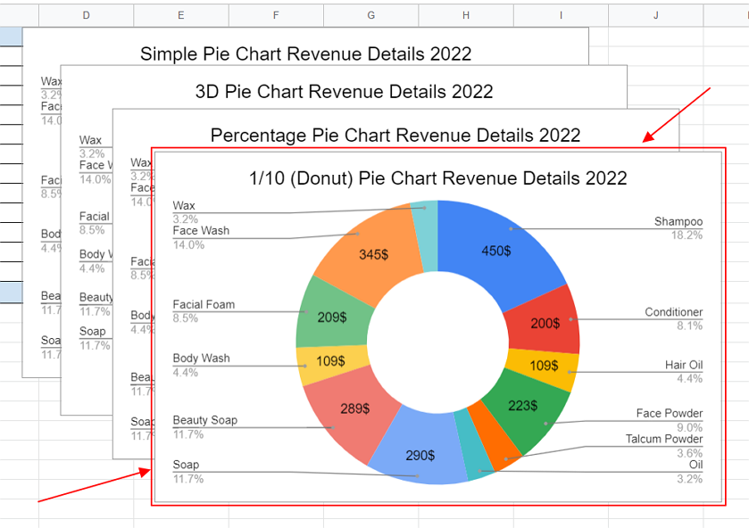 How to make a Pie Chart in Google Sheets 29