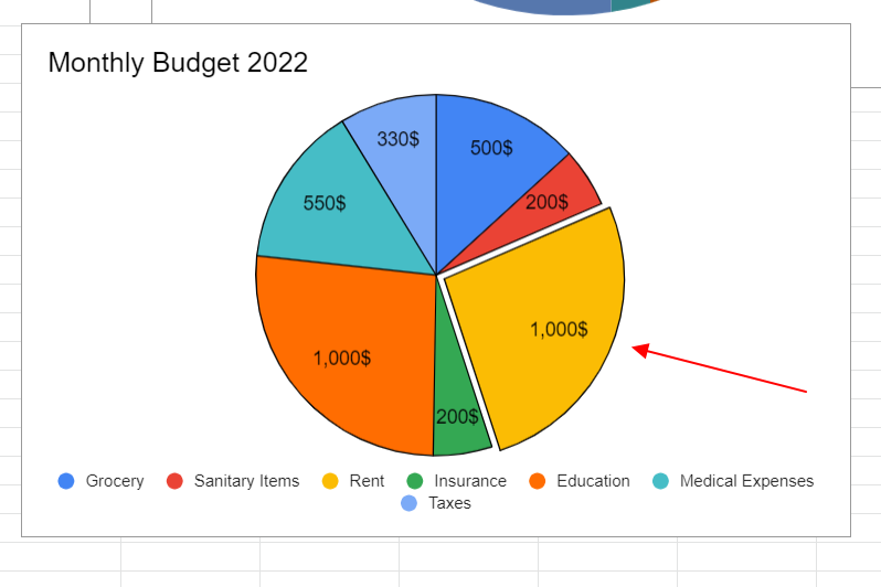 How to make a Pie Chart in Google Sheets 38
