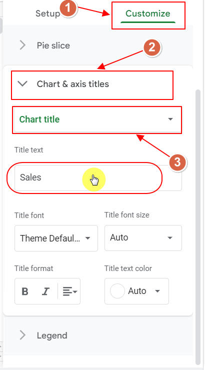 How to make a Pie Chart in Google Sheets 8
