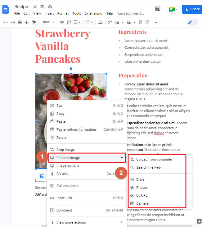 How to make a flyer on google docs 4