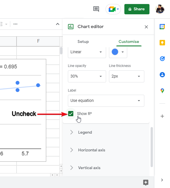 How to make a scatter plot in google sheets 40a