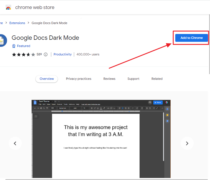 How to make google docs dark mode 6