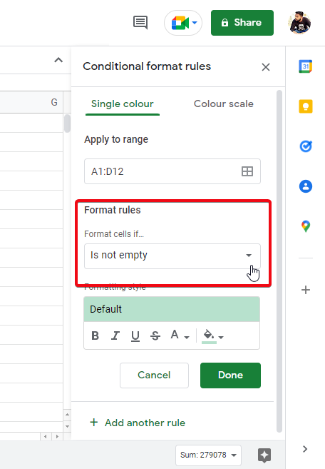 how to highlight a whole column and row in google sheets 20