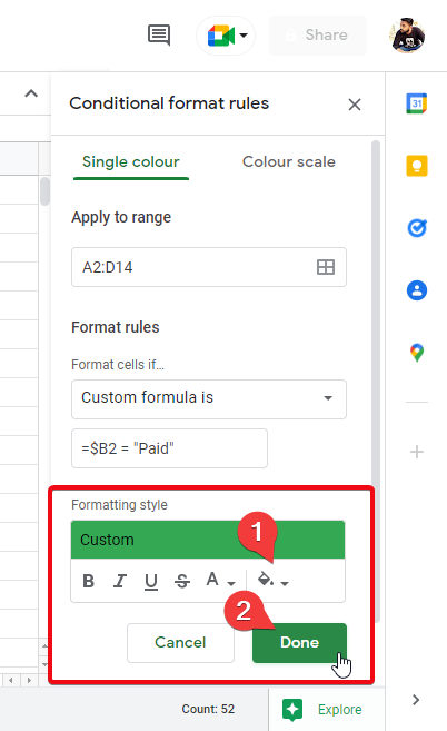 how to highlight a whole column and row in google sheets 29