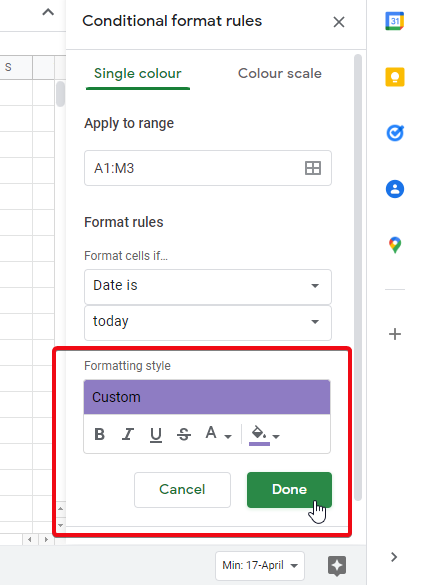 how to highlight a whole column and row in google sheets 36
