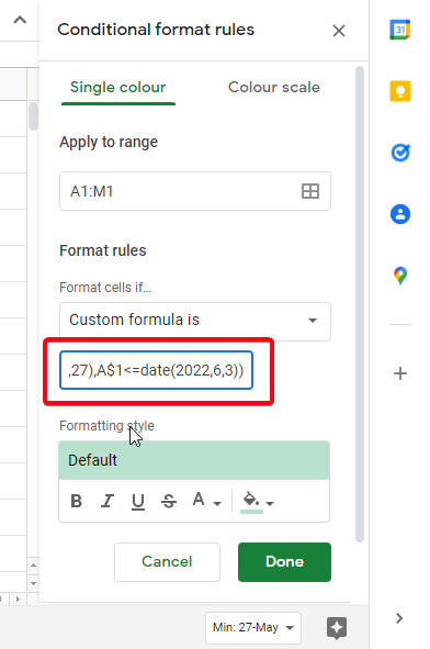 how to highlight a whole column and row in google sheets 42