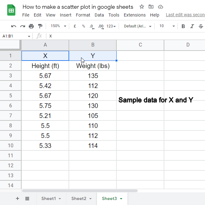 how to make a scatter plot in google sheets 22